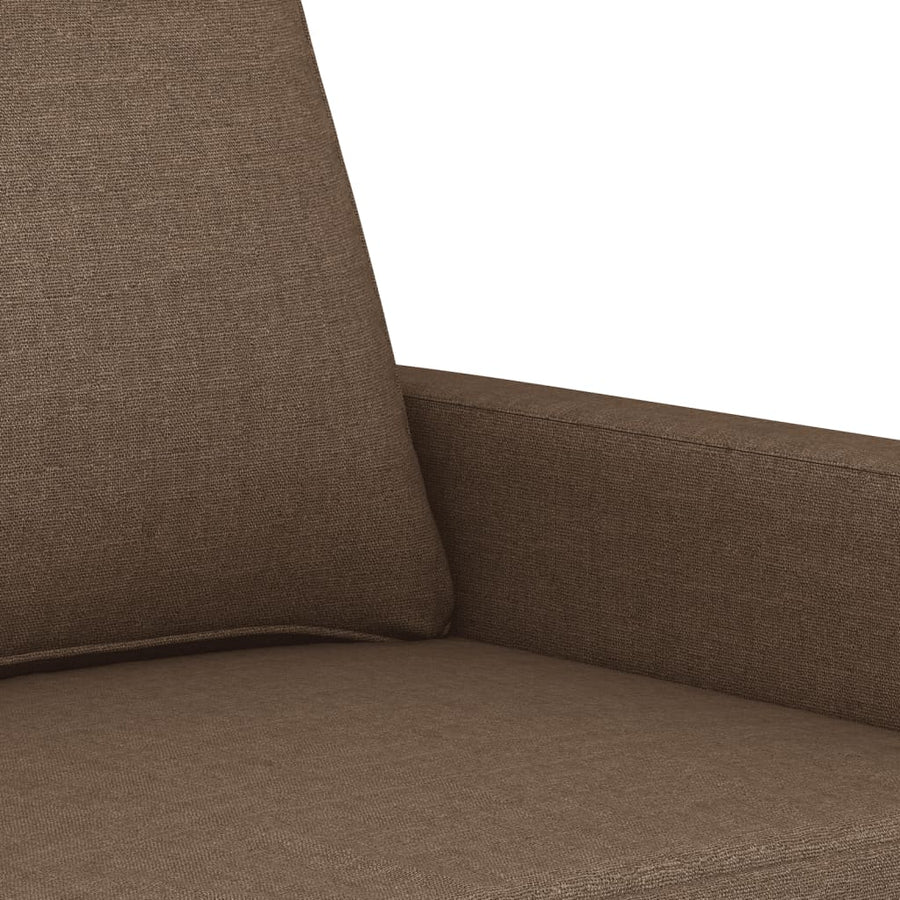 Driezitsbank Stof 180 cm Bruin