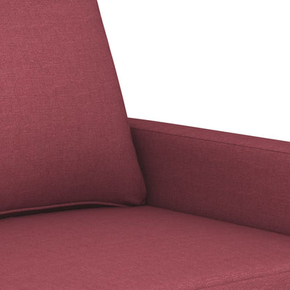 Driezitsbank Stof 180 cm Wijnrood