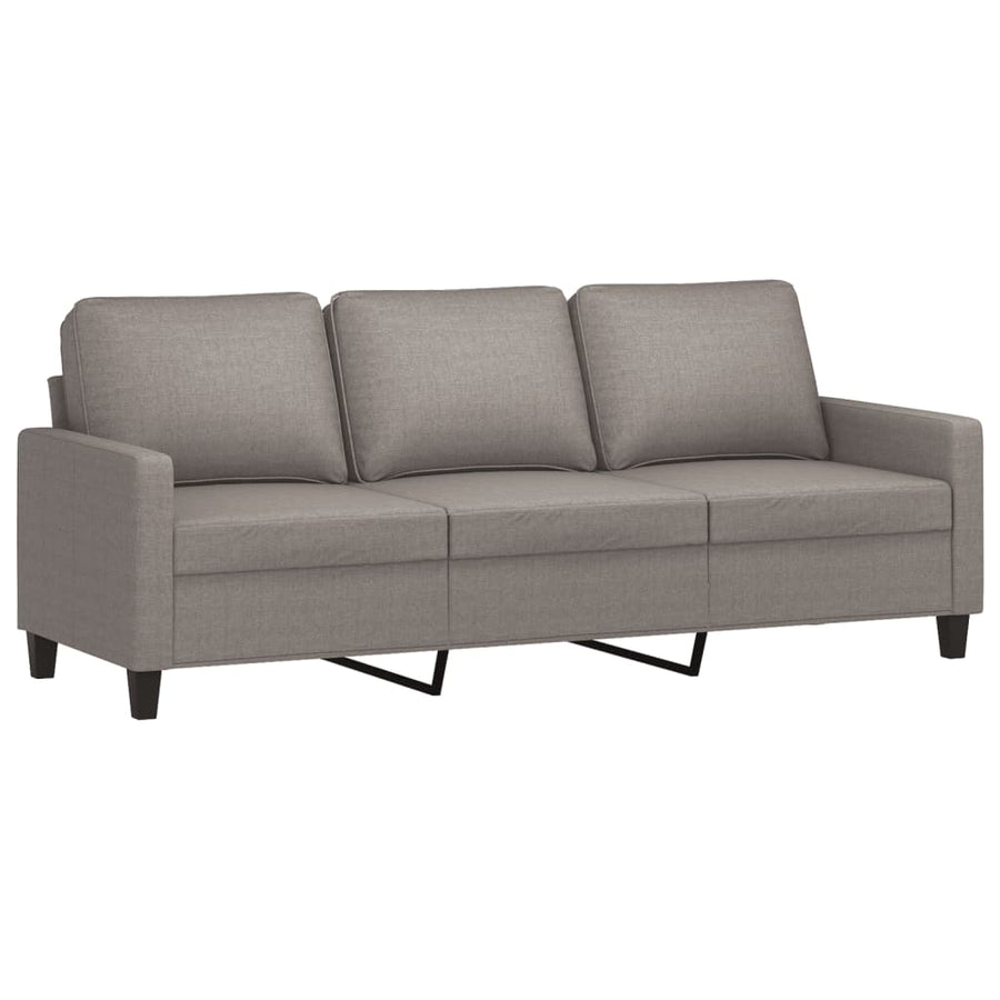 Driezitsbank Stof 180 cm Taupe