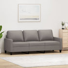 Three-seater sofa 180 cm fabric taupe