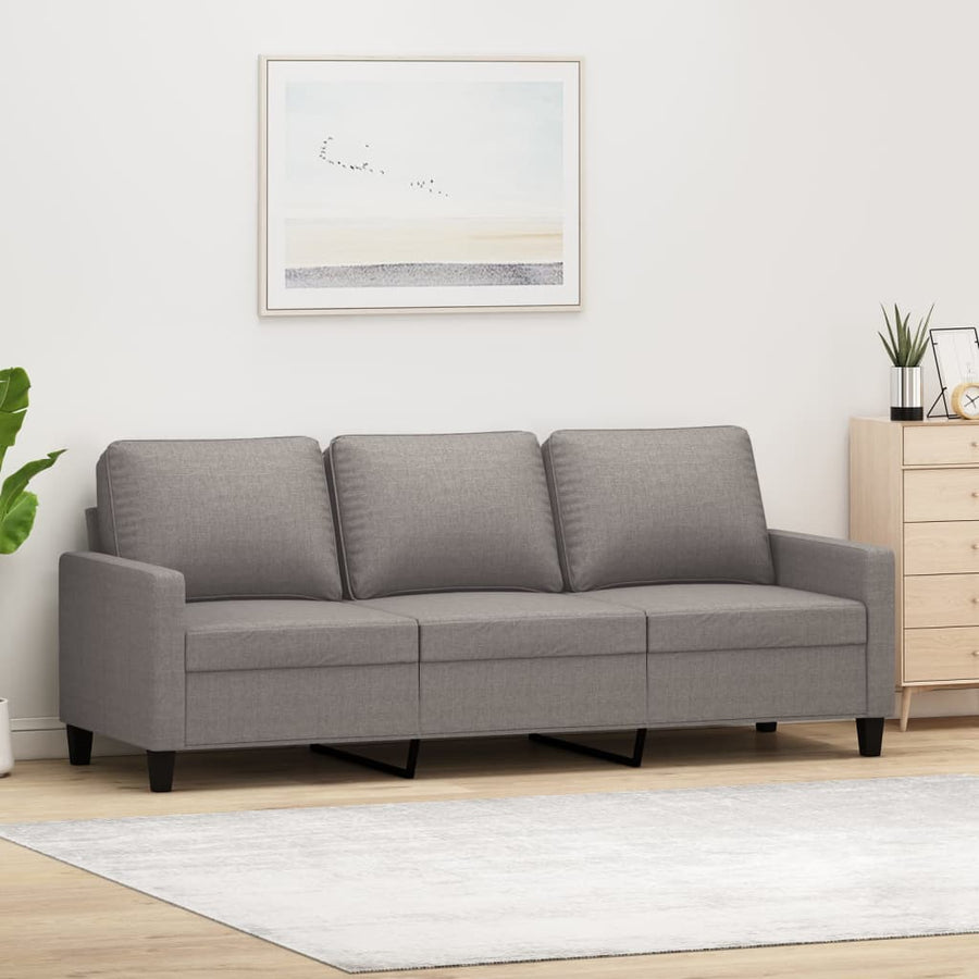Driezitsbank Stof 180 cm Taupe