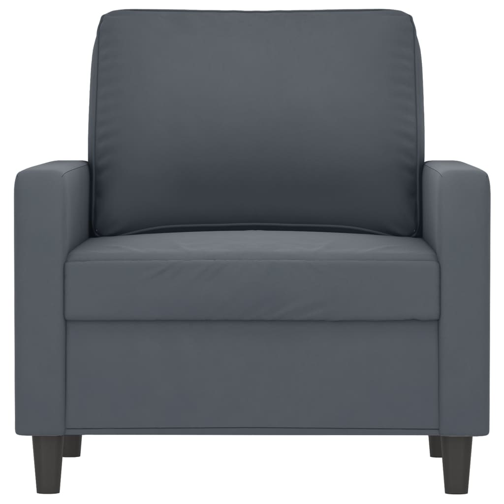 Fauteuil Fluweel 60 cm Donkergrijs