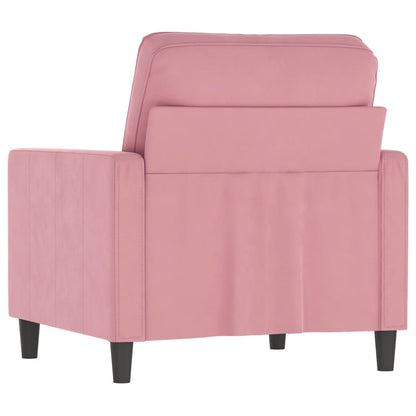 Fauteuil Fluweel 60 cm Roze