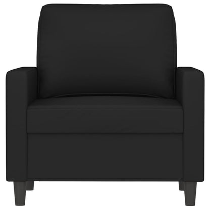 Fauteuil Fluweel 60 cm Zwart