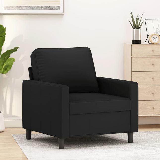 Fauteuil Fluweel 60 cm Zwart