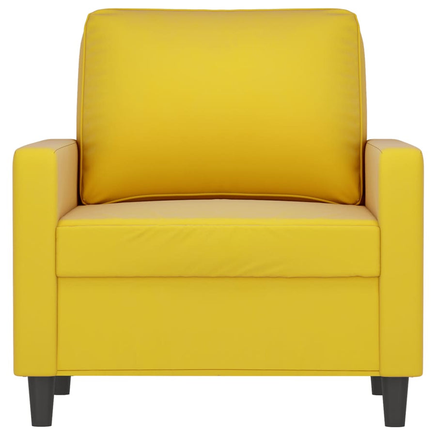 Fauteuil Fluweel 60 cm Geel