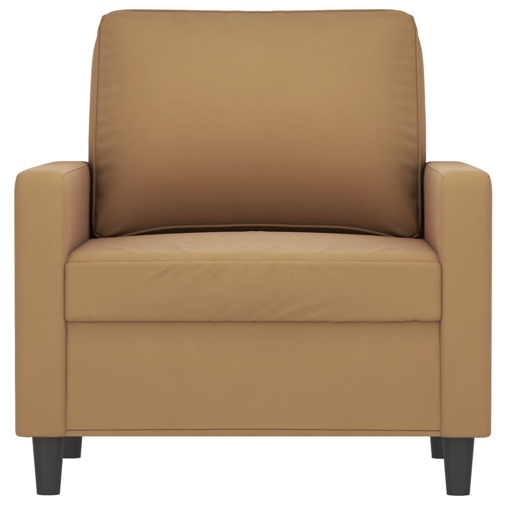 Fauteuil Fluweel 60 cm Bruin