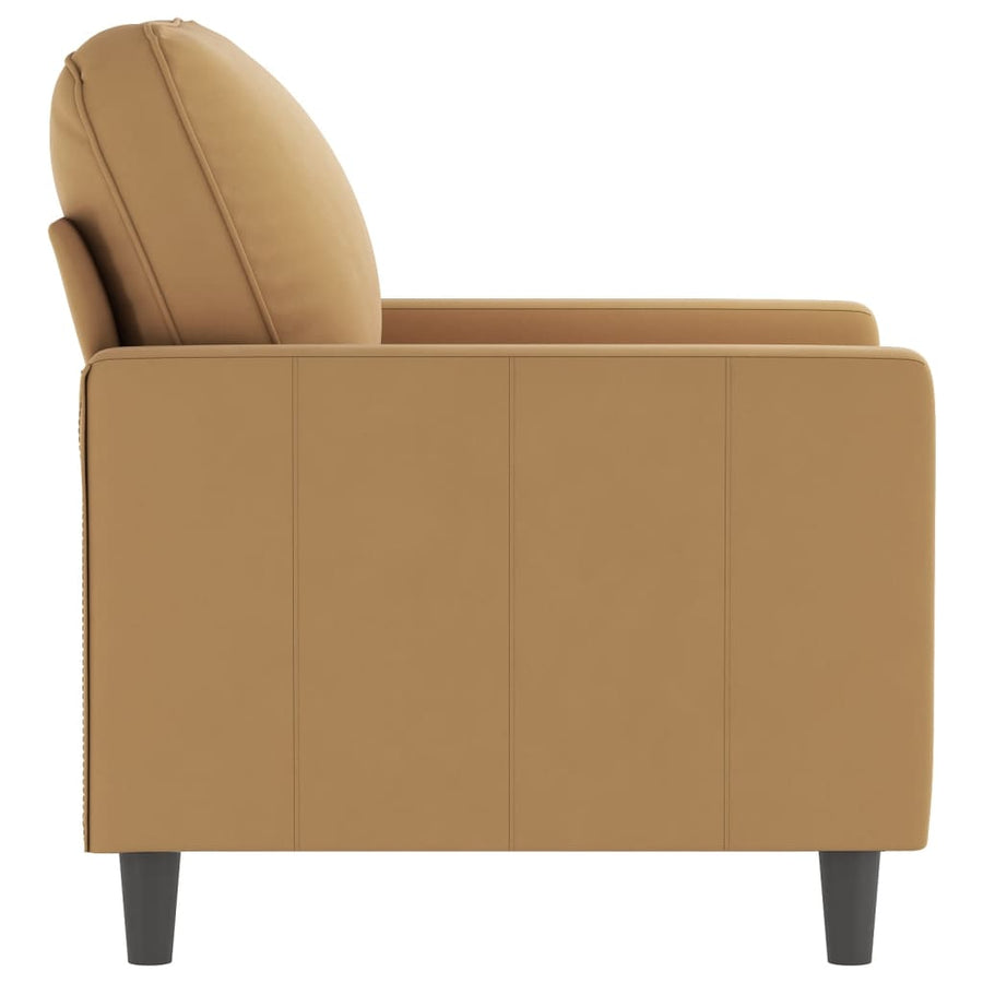 Fauteuil Fluweel 60 cm Bruin