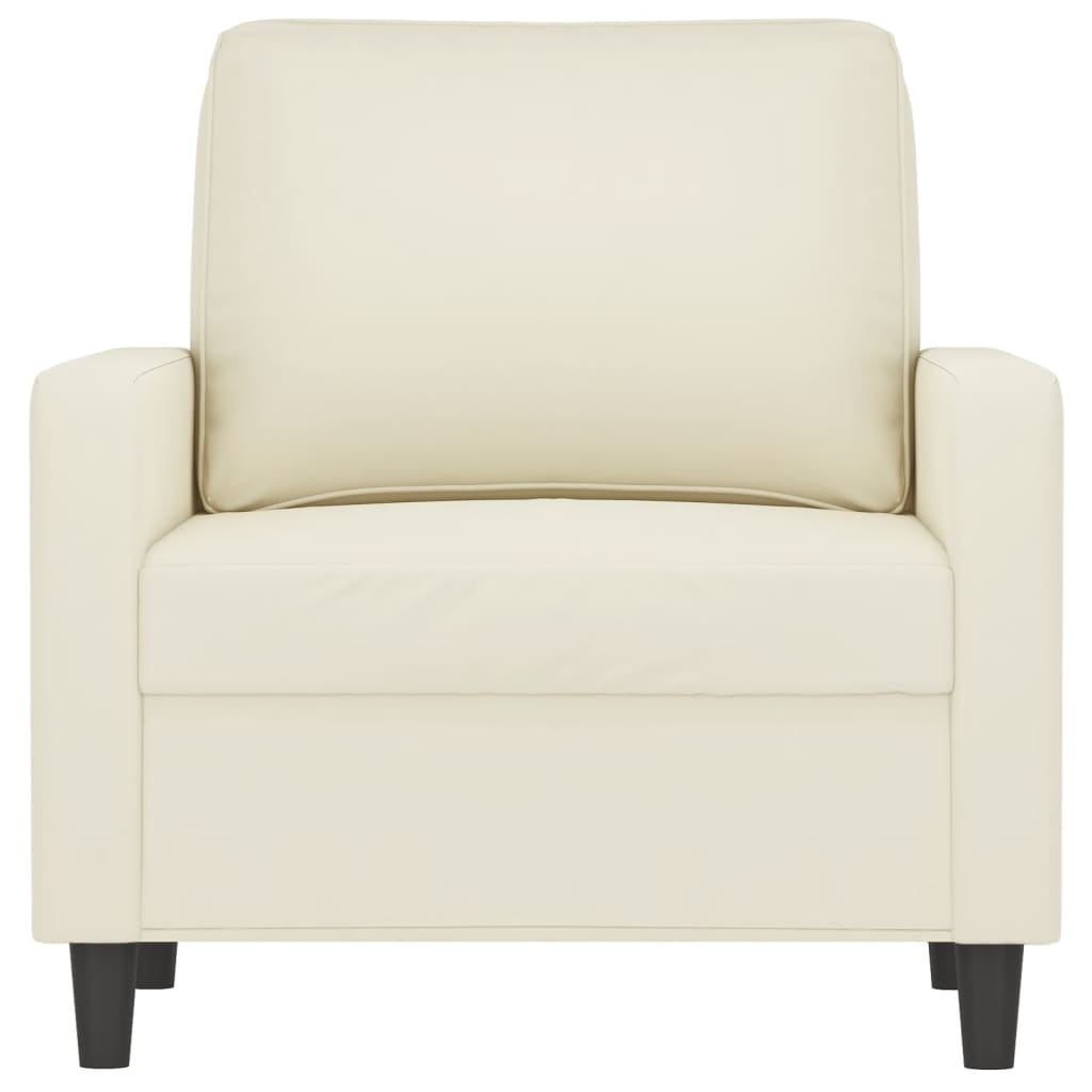 Fauteuil Fluweel Kleurig 60 cm Crème