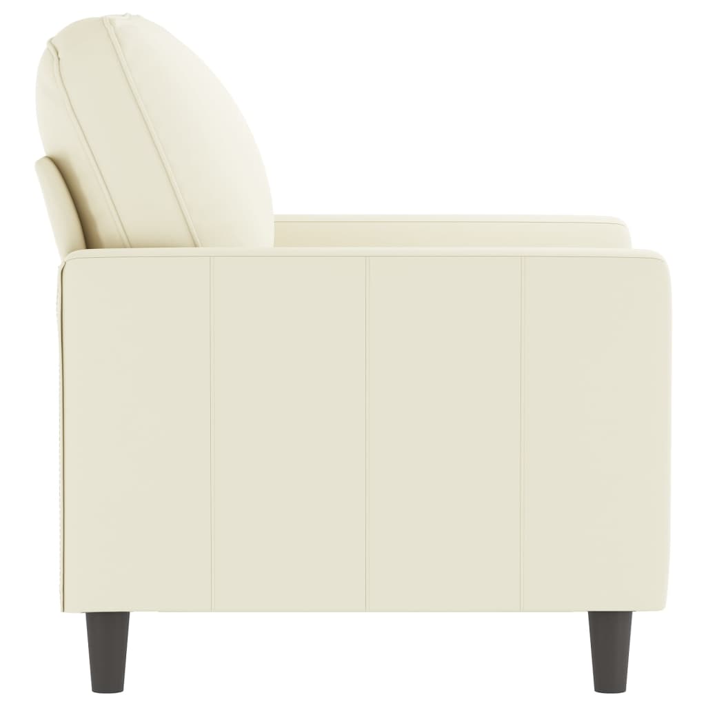 Fauteuil Fluweel Kleurig 60 cm Crème