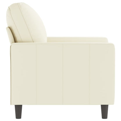 Fauteuil Fluweel Kleurig 60 cm Crème