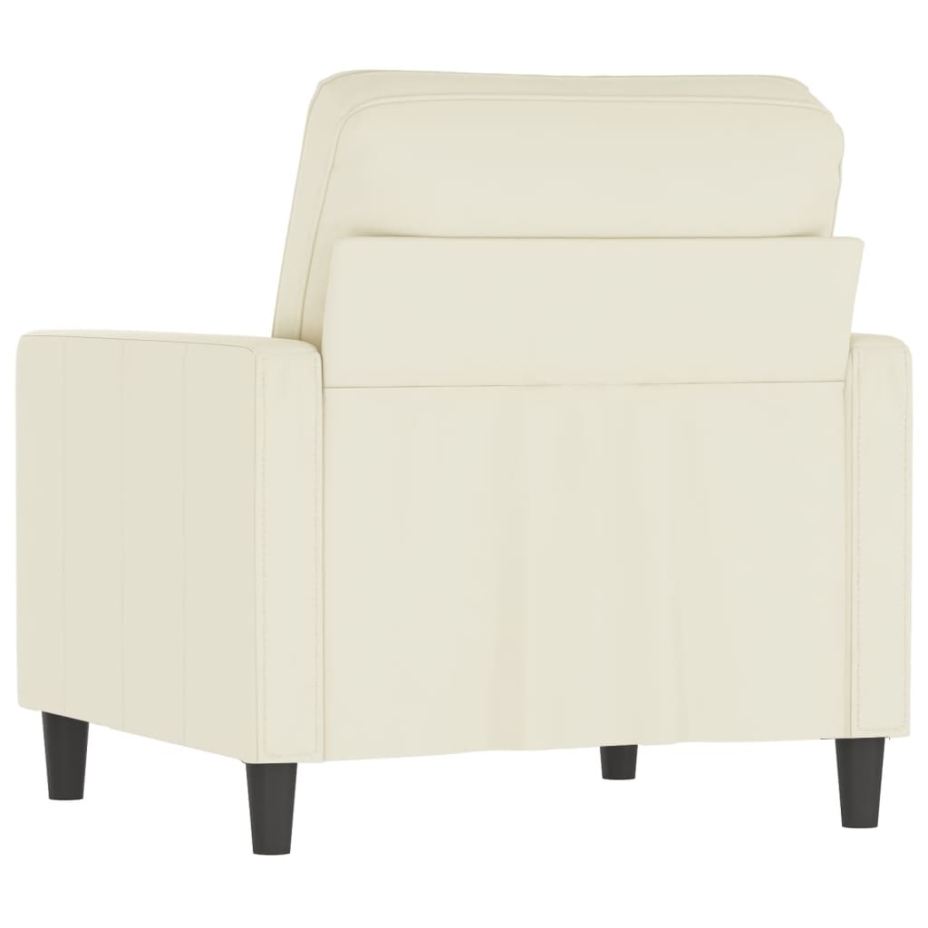 Fauteuil Fluweel Kleurig 60 cm Crème