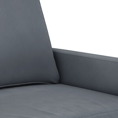 Tweezitsbank Fluweel 120 cm Donkergrijs