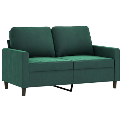 Tweezitsbank Fluweel 120 cm Donkergroen