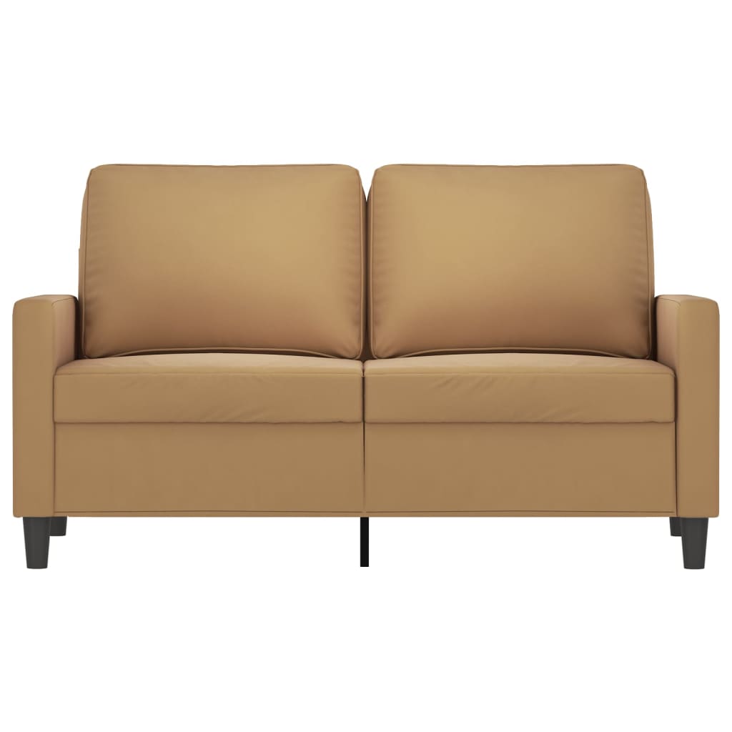 Tweezitsbank Fluweel 120 cm Bruin
