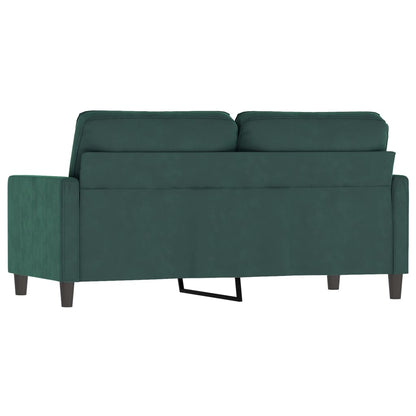 Tweezitsbank Fluweel 140 cm Donkergroen