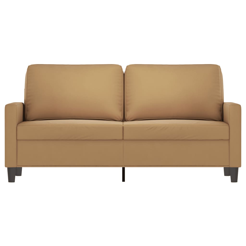 Tweezitsbank Stof 140 cm Bruin