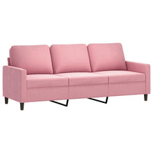 Driezitsbank Fluweel 180 cm Roze