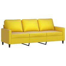 Driezitsbank Fluweel 180 cm Geel
