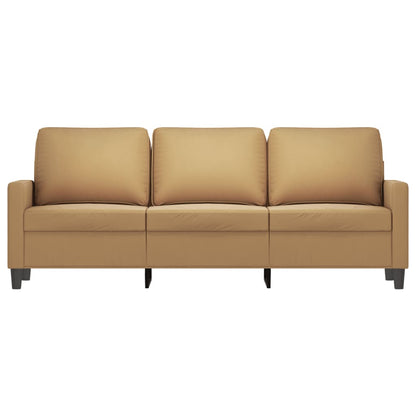 Driezitsbank Fluweel 180 cm Bruin