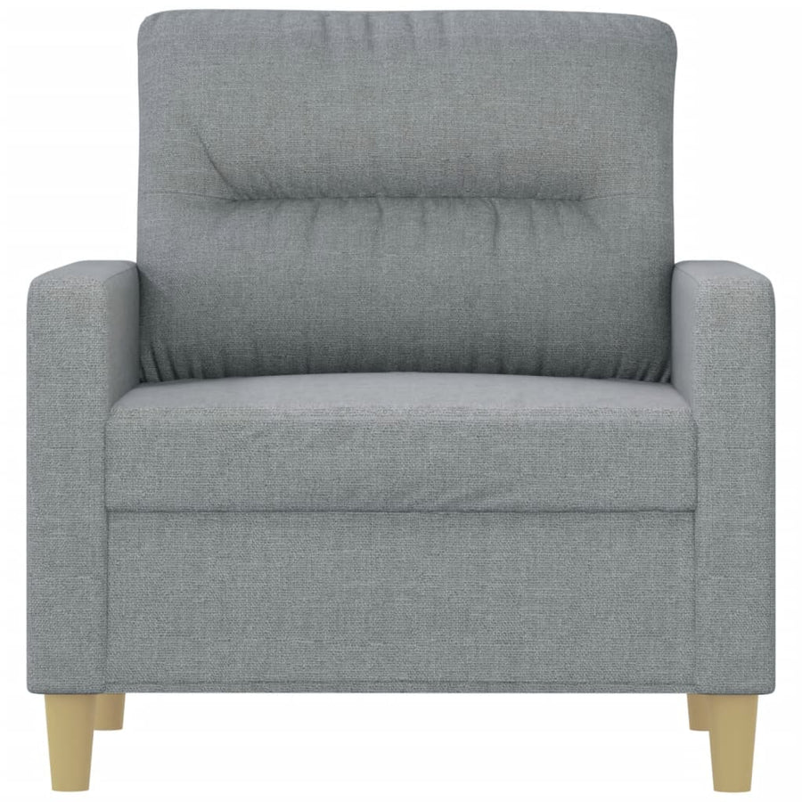 Fauteuil Stof 60 cm Lichtgrijs