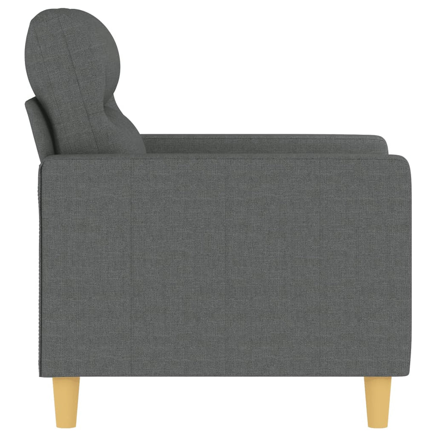 Fauteuil Stof 60 cm Donkergrijs