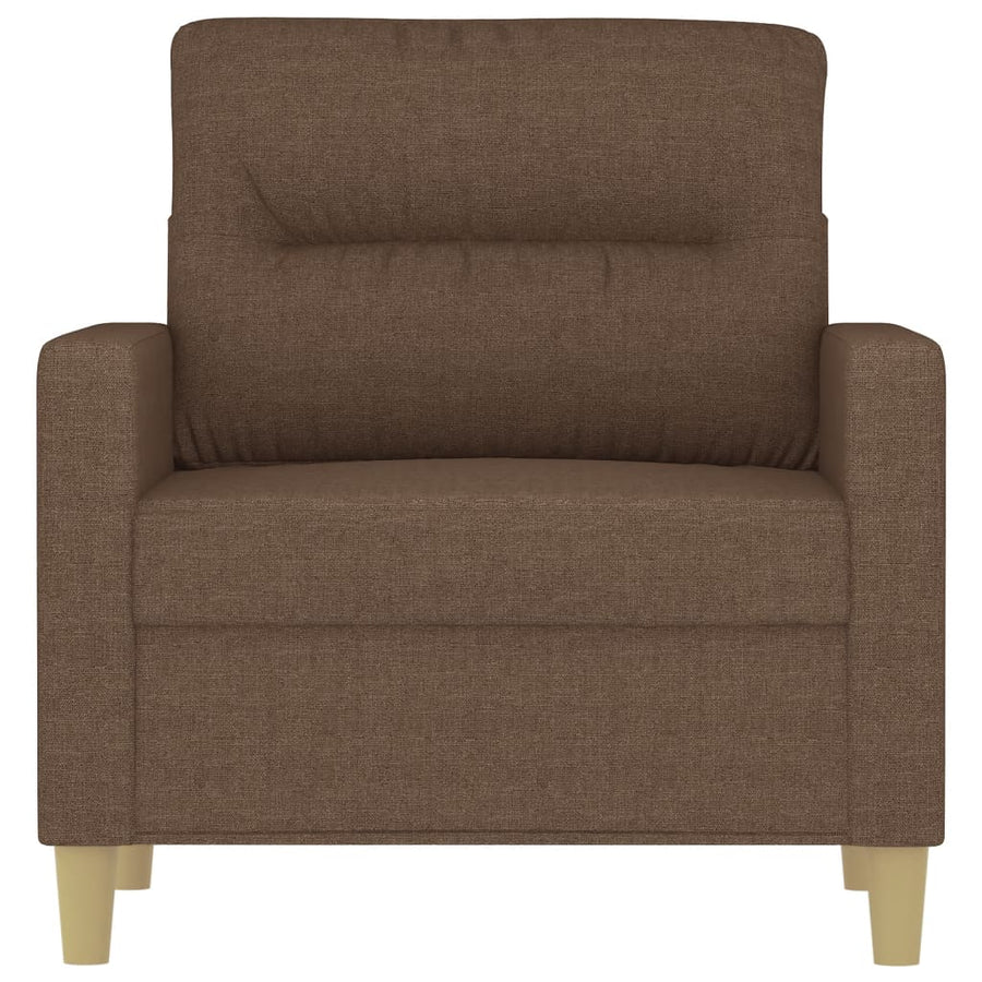 Fauteuil Stof 60 cm Bruin