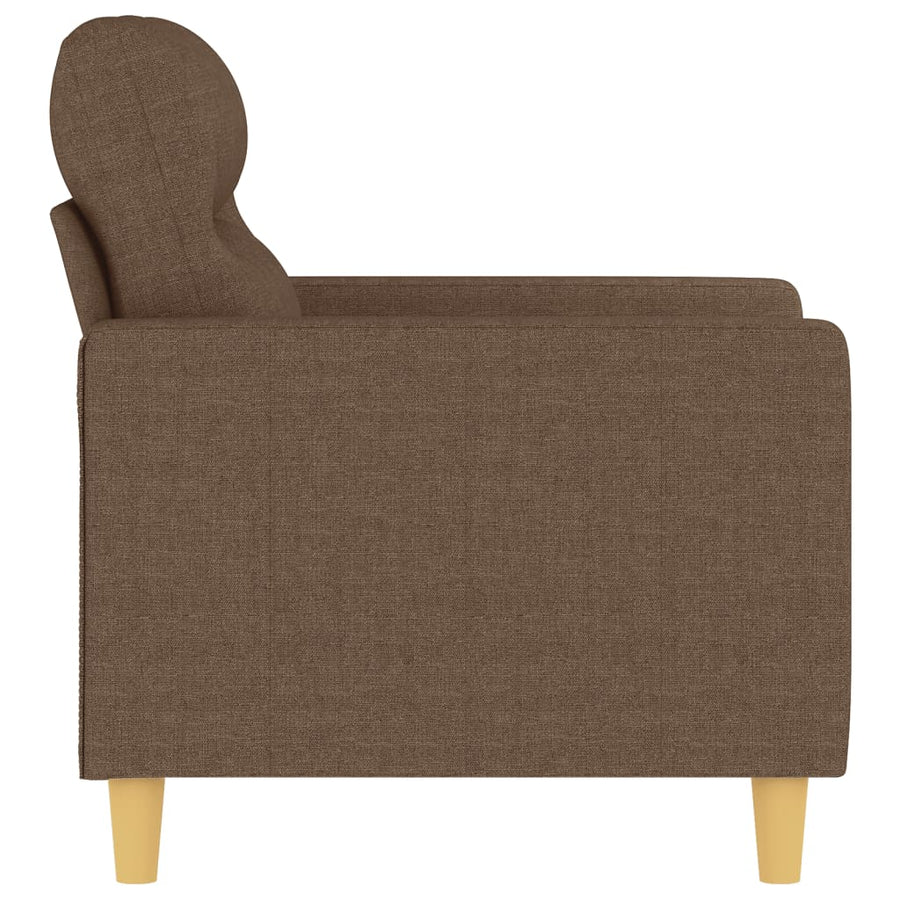 Fauteuil Stof 60 cm Bruin