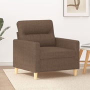 Fauteuil 78x77x80 cm stof bruin