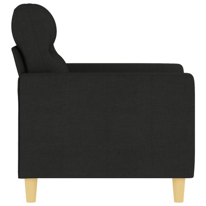 Fauteuil Stof 60 cm Zwart