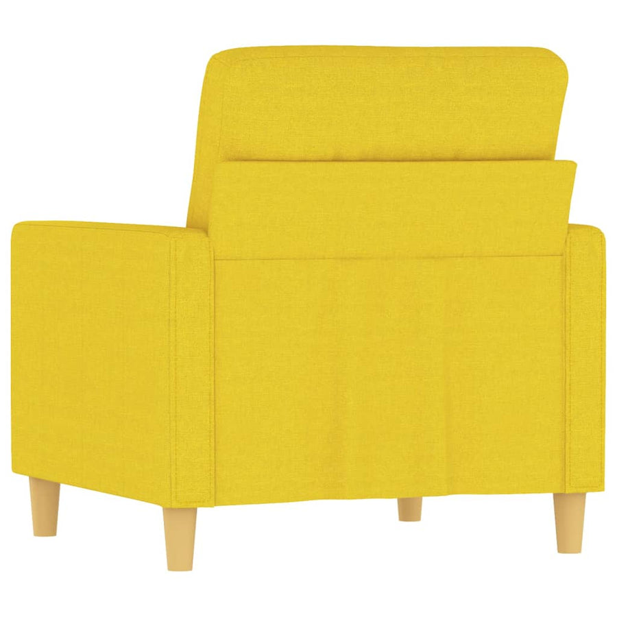 Fauteuil Stof 60 cm Lichtgeel