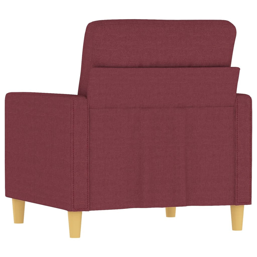 Fauteuil Stof 60 cm Wijnrood