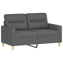 Tweezitsbank Stof 120 cm Donkergrijs