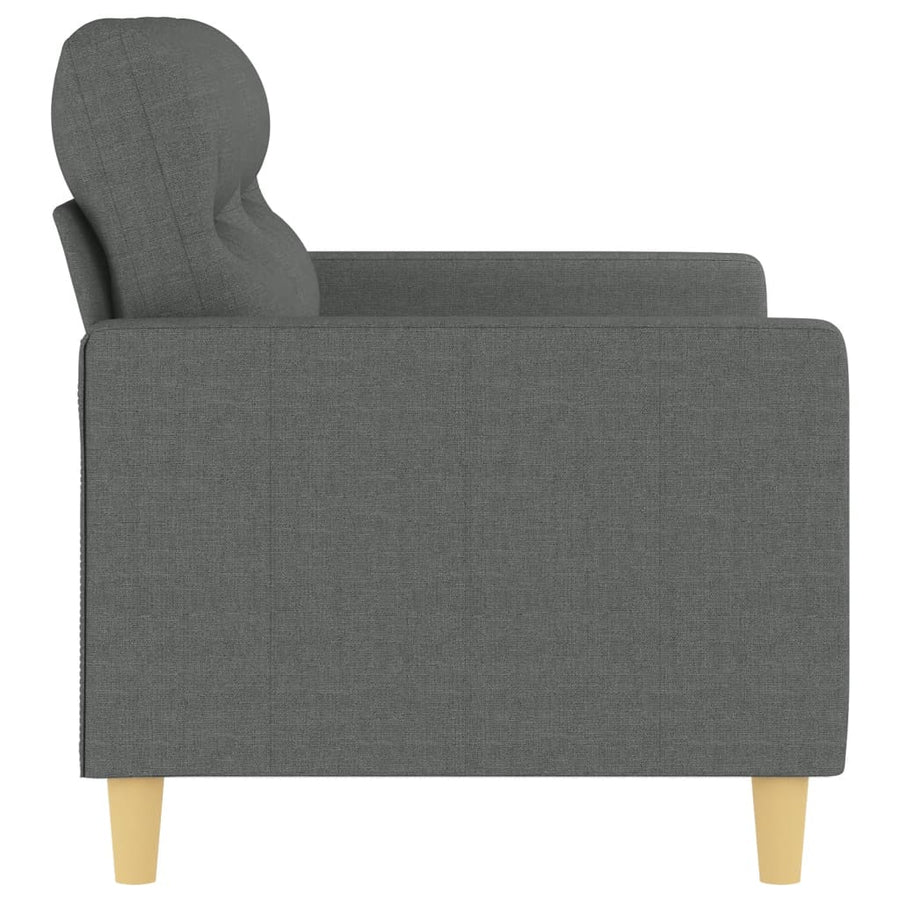 Tweezitsbank Stof 120 cm Donkergrijs