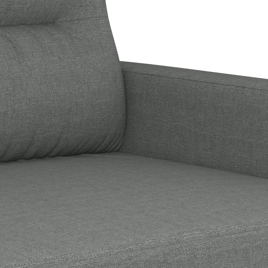 Tweezitsbank Stof 120 cm Donkergrijs