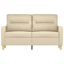 Tweezitsbank Stof Kleurig 120 cm Crème