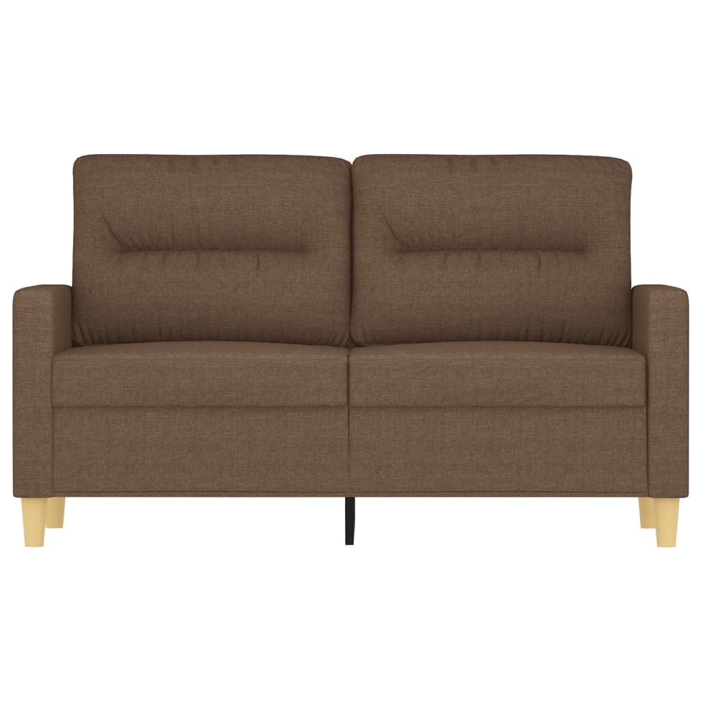 Tweezitsbank Stof 120 cm Bruin