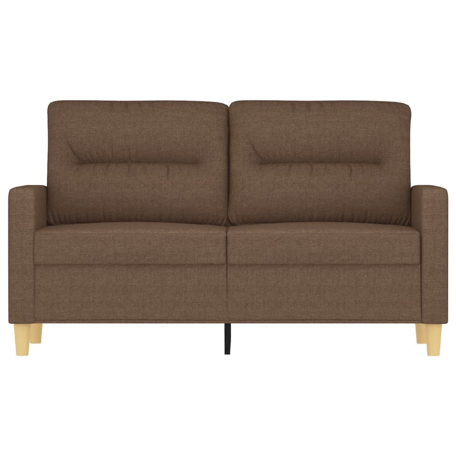 Tweezitsbank Stof 120 cm Bruin