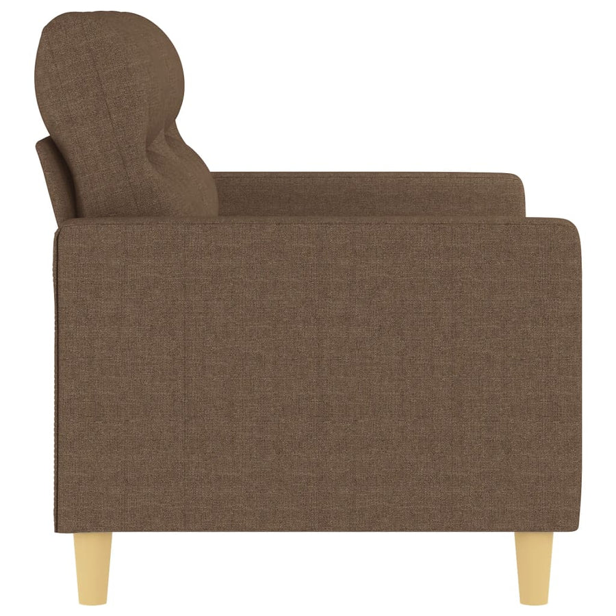 Tweezitsbank Stof 120 cm Bruin