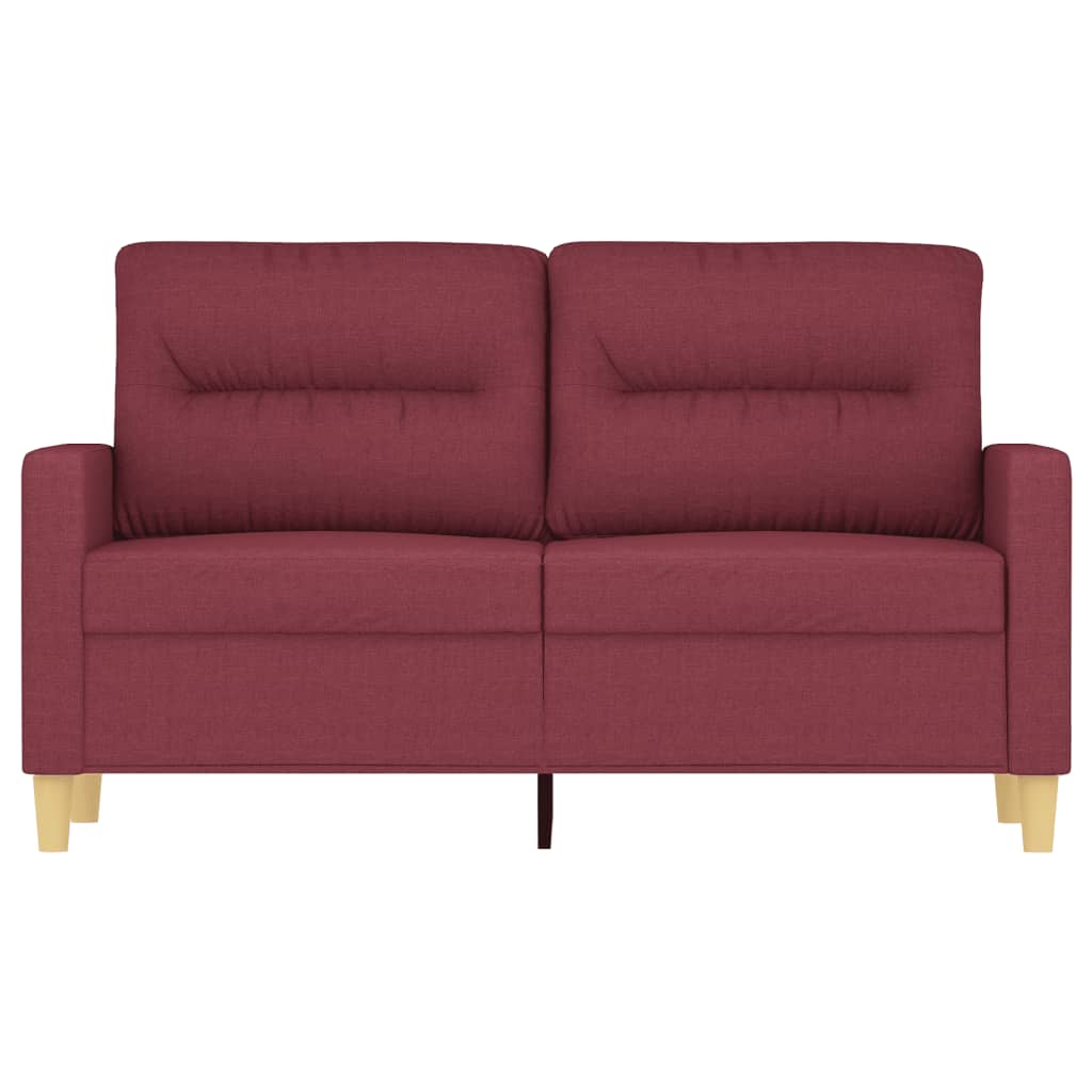 Tweezitsbank Stof 120 cm Wijnrood