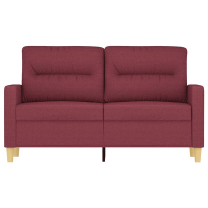 Tweezitsbank Stof 120 cm Wijnrood