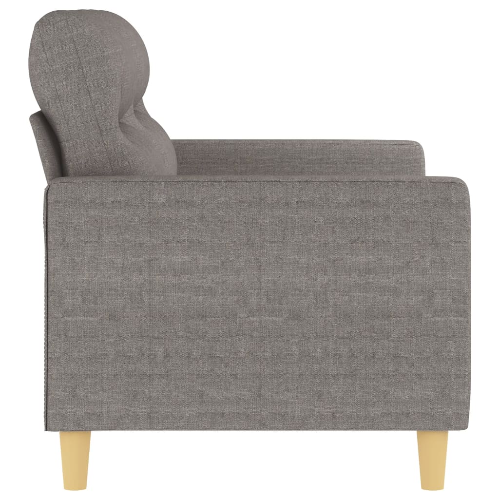 Tweezitsbank Stof 120 cm Taupe