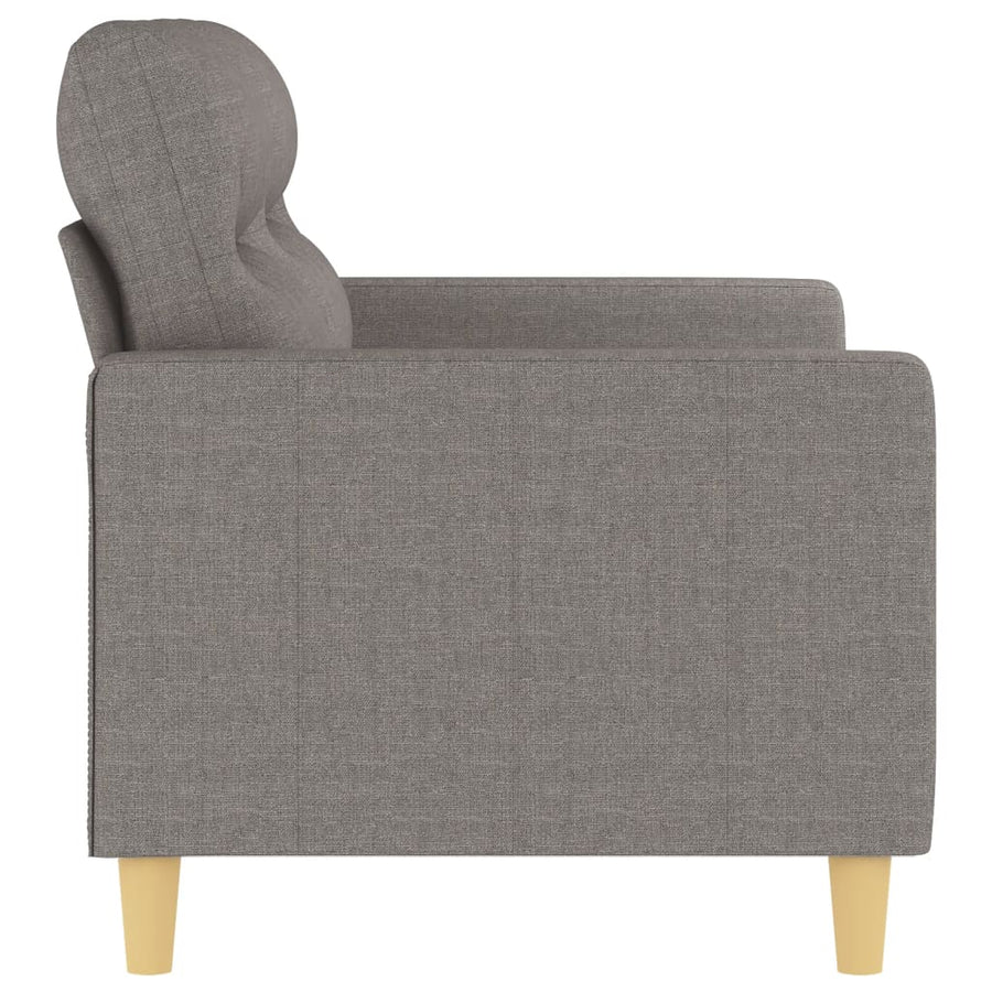 Tweezitsbank Stof 120 cm Taupe