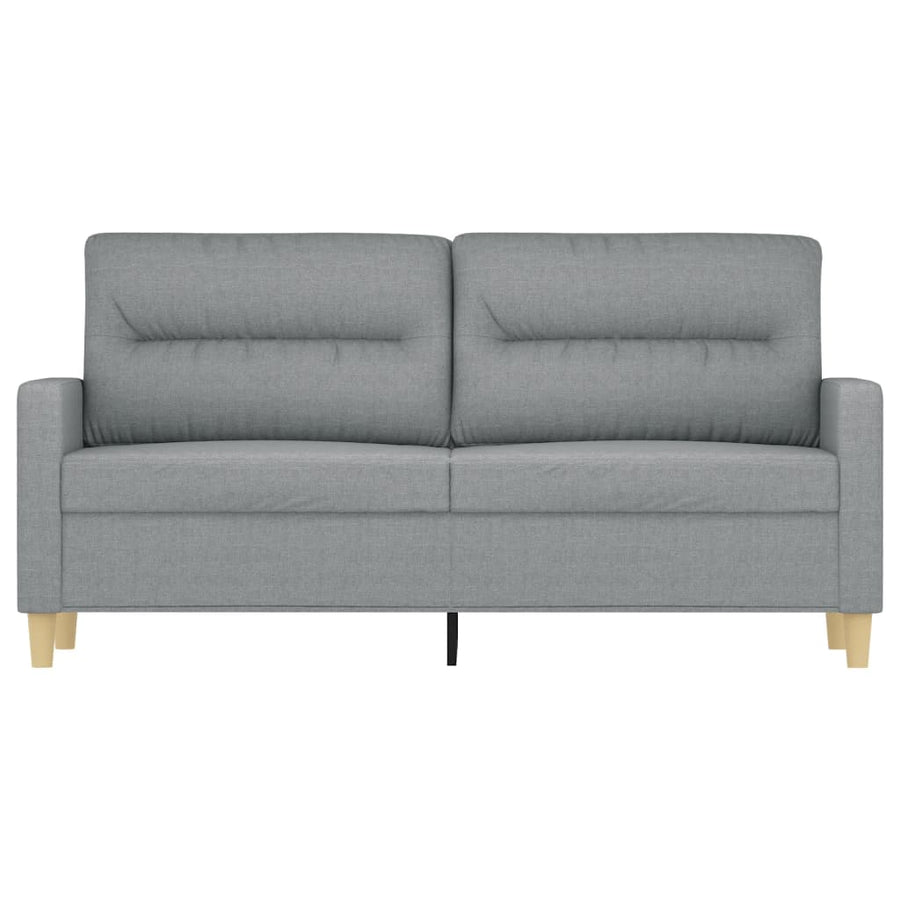 Tweezitsbank Stof 140 cm Lichtgrijs
