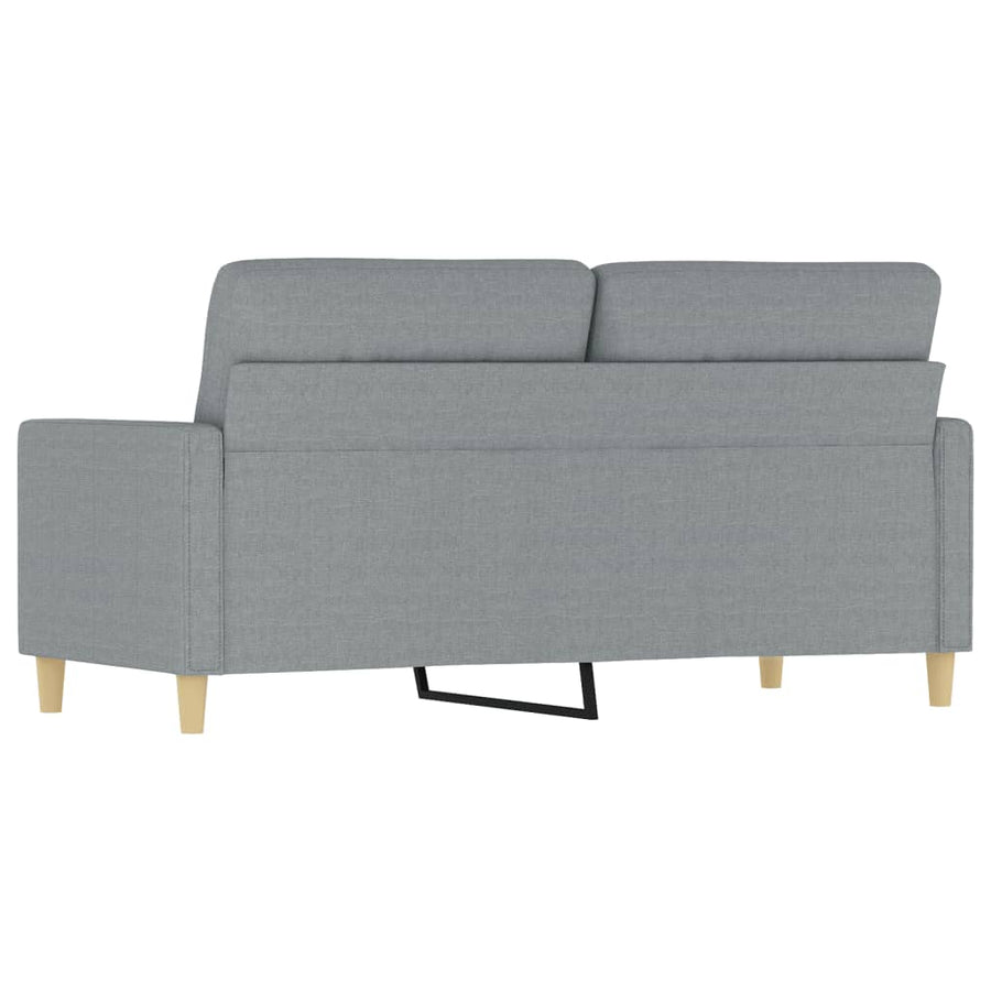 Tweezitsbank Stof 140 cm Lichtgrijs