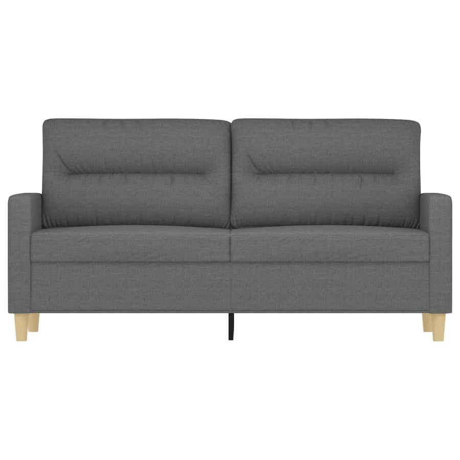 Tweezitsbank Stof 140 cm Donkergrijs