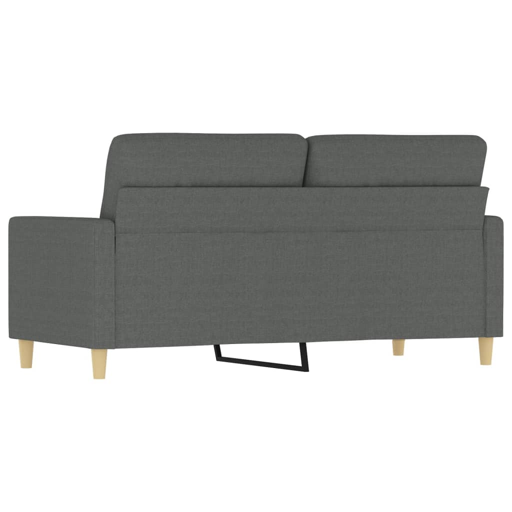 Tweezitsbank Stof 140 cm Donkergrijs