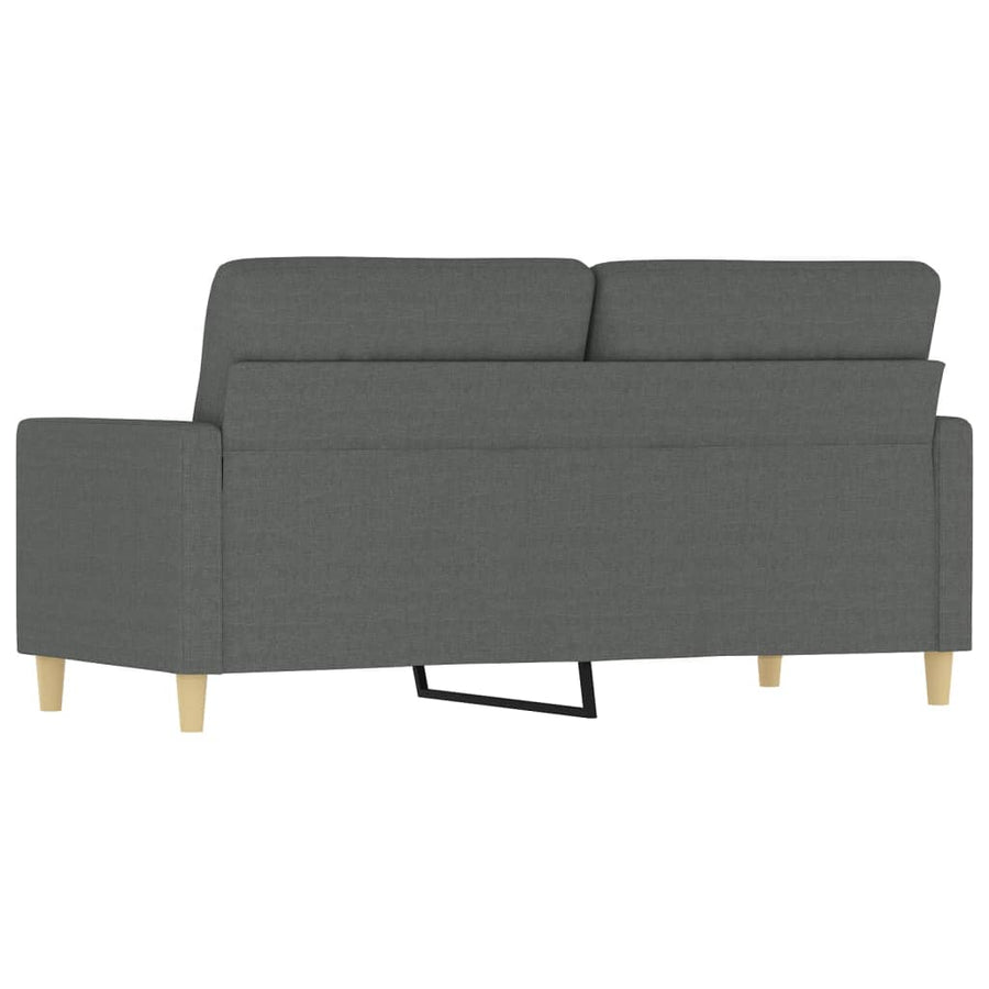 Tweezitsbank Stof 140 cm Donkergrijs