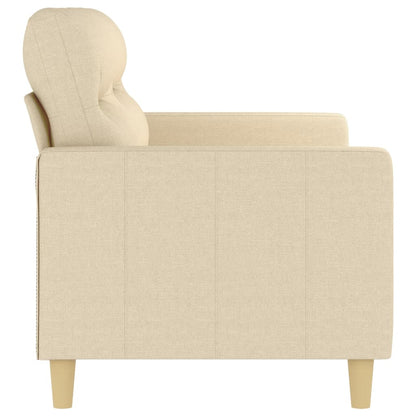 Tweezitsbank Stof Kleurig 140 cm Crème