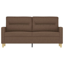 Tweezitsbank Stof 140 cm Bruin